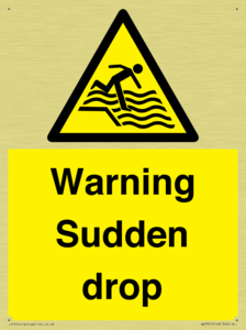 Warning Sudden drop